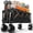 Black, variant on Goosiay Collapsible Wagon Cart, 580lbs Heavy Duty Utility Cart, 170L Large Capacity Folding Garden Wagon with All-Terrain Brake Wheels for Grocery, Shopping, Garden, Sports, Camping, Black