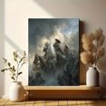 thumbnail image 6 of Fantasy Warrior Women Riding Horses Canvas Print Wall Art for Living Room Bedroom Dining Room Office Hotel Home Decor, 6 of 8