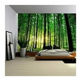 thumbnail image 2 of Wall26 Sun Shining Through a Tall Tree Forest - Wall Mural, Removable Sticker, Home Decor - 66x96 inches, 2 of 5