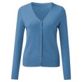thumbnail image 4 of Women Cardigan Women'S Knitted V Neck Patchwork Button Up Cardigan Top, 4 of 9