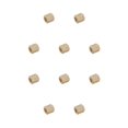 thumbnail image 3 of Qarigey Cuentas de cobre, accesorio hexagonal, joyas de mano para adultos, Ornamental a juego para doméstico, artesanal, oro blanco Hao Blanco Hao Oro 10piezas Qarigey CBP277602, 3 of 5