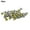 Yellow, variant on 10PCS 3D Realistic Solid Dumbbell Fish Eyes Fly Tying Materials Sunken Brass Barbells Beads Pseudo Eyes