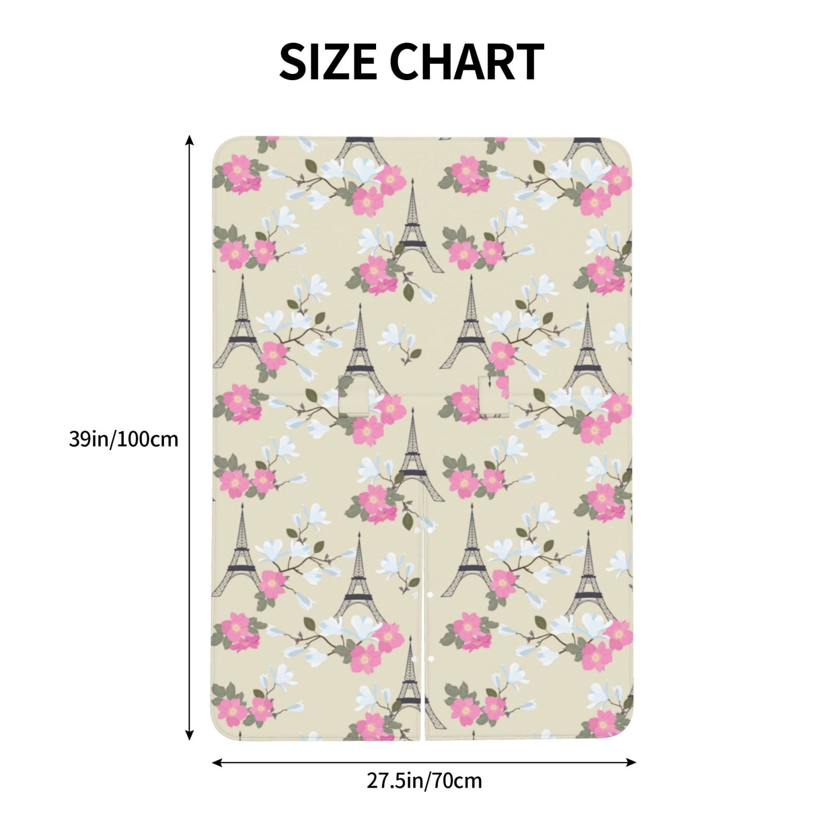 Car Seat Cover Baby - Eiffel flower Towers Breathable Infant Car Seat Cover for Baby Carseat, Lightweight Comfort Baby Essentials Must Haves Newborn Stuff for Girl Boy