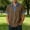 Brown, variant on Oversized Polo Shirts for Men Patchwork Button Down Faux Denim Patchwork Collar Shirt Casual Summer Tops Comfy Short Sleeve T Shirts Big and Tall Size S-3XL Black