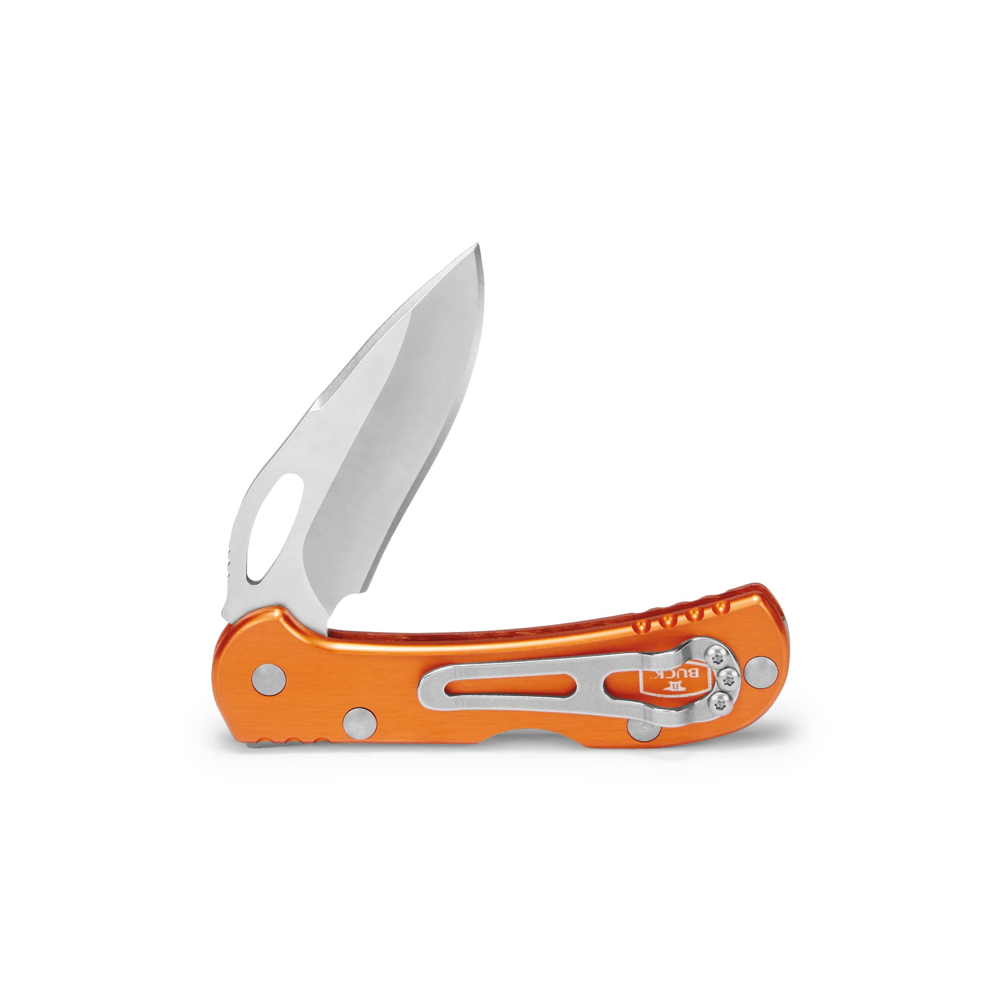 Buck Knives 726 Mini Spitfire Folding EDC Knife, 2-3/4” Pocket Knife Blade, Orange, 2.1 oz