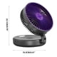 thumbnail image 3 of Ventilador pequeño plegable USB Fiudx montado en la pared para dormitorio escritorio hogar, 3 of 5