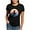 Black, variant on - Halloween Witch Retro Sunset T Shirt - Womens Tri-blend T-Shirt