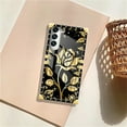 thumbnail image 7 of FKBRCL4U Compatible with Samsung Galaxy S22 Plus Case, Shine Gold Rose Luxury Golden Decoration for Girl Women Soft TPU Shockproof Protective Hard PC Back, 7 of 7