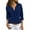 Navy, variant on Jkety Women Long Sleeve Tops Womens Button Down Shirts Cotton Linen Long Sleeve Dress Shirts Casual Summer Tops Work Blouses with Pockets Navy,2XL