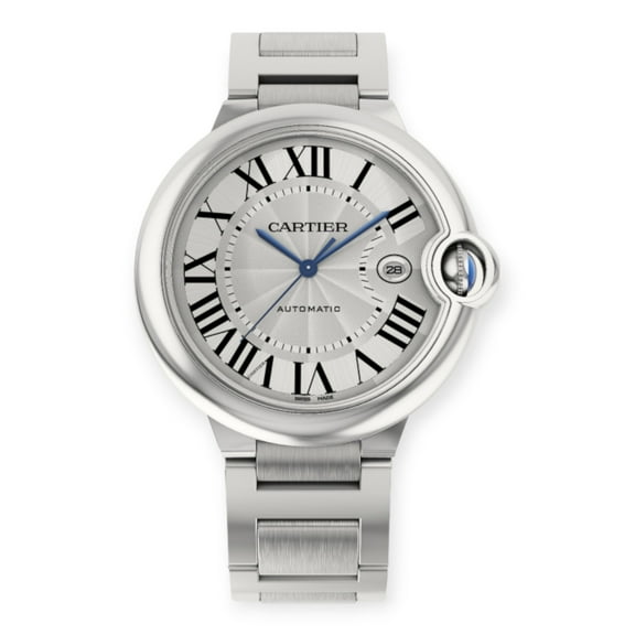 Pre-Owned Cartier Ballon Bleu WSBB0049 Silver Dial 42mm