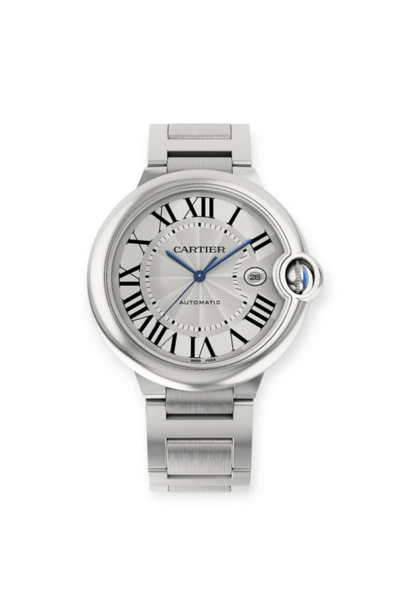 Pre-Owned Cartier Ballon Bleu WSBB0049 Silver Dial 42mm