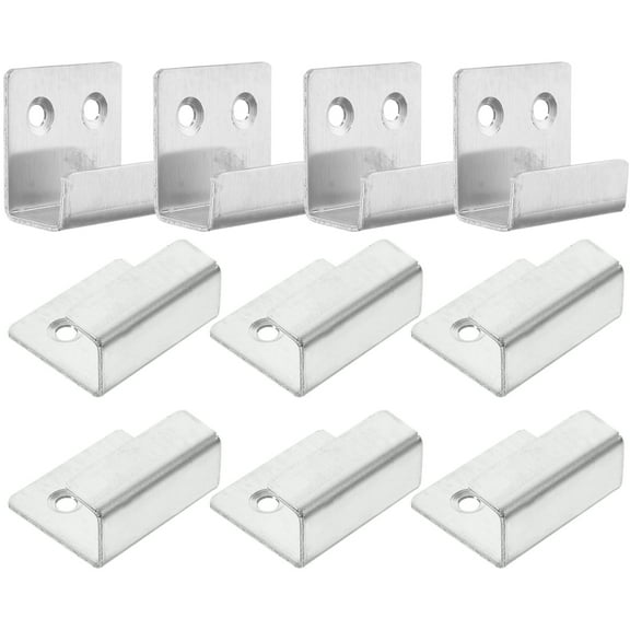 Tile Pendant Mirror Hooks Brackets Stainless Steel Square Picture Frame Hanger Tapestry 10 Pcs
