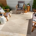 thumbnail image 4 of Hauteloom Winmalee Living Room, Bedroom Patio Outdoor Area Rug - Bohemian, Transitional - Tan, Cream, Beige - 7'10" x 10', 4 of 6