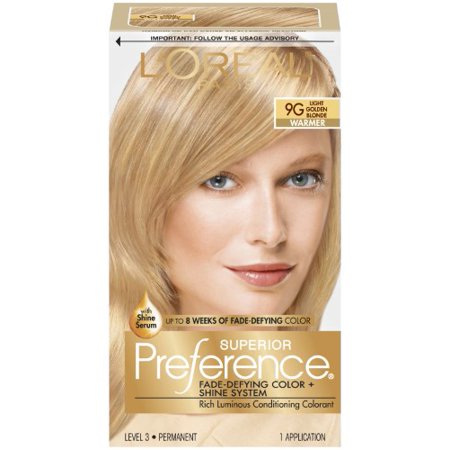 Loreal Paris 1 Pack Superior Preference 9g Light Golden Blonde