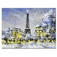 thumbnail image 3 of Designart Paris In Christmas Winter Iii Traditional Canvas Wall Art, 3 of 4
