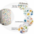 thumbnail image 5 of 72x78 Inch Shower Curtain Colorful Leaves Bathroom Decor Waterproof Fabric Bathtub Bath Curtains Decorative Modern Boho Painting Plant Branch Extra Long Shower Curtain Set with Hooks, 5 of 6