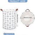 thumbnail image 5 of Cesta para la colada CORYIN, cesta grande para la colada de 65 l, cesta con asas, cestas impermeables para guardar ropa, juguetes, accesorios de dormitorio, bolsas para la colada., 5 of 5