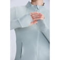 thumbnail image 4 of Womens Workout Jackets, Full Zip Slim Fit Athletic Running Sports Track Jacket with L, 4 of 9