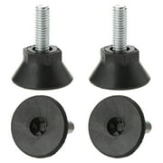 M6 x 18 x 25mm Leveling Feet Adjustable Leveler Support for Home Table Leg 4pcs