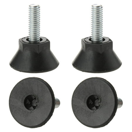 M6 x 18 x 25mm Leveling Feet Adjustable Leveler Support for Home Table Leg 4pcs