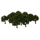 thumbnail image 1 of 2x 20x árboles frutales de paisaje de plástico para decoraciones de huertos de arquitectura modelo Yotijar árboles frutales modelo, 1 of 10