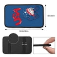 thumbnail image 3 of Bingfone Car Four-Season Universal Armrest Box Mat,Car Armrest Seat Cover Soft Leather Waterproof Armrest Cover Center Console Mat-Gnome 4th Of July, 3 of 7