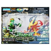 Teenage Mutant Ninja Turtles Mini Mutants Figure 2-Pack, Mike and Chomper Bug
