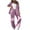 Pink, variant on Busydd Suit Sets for Women Comfy Loose Solid Color Business Two Piece Sets for Women Long Sleeve Button Lapel Blazer and Pants Suits 2XL