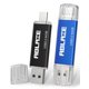 thumbnail image 1 of Unidad flash USB ABLAZE de 64 GB, paquete de 2 unidades USB 3.0+tipo C para iPhone, 1 of 8
