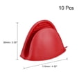thumbnail image 2 of Unique Bargains Mini Gant de Four Support de Pot Résistant à la Chaleur Couvre-Gants Rouge 10 Pack, 2 of 5