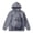Gray, variant on Pet Pouch Hoodie for Women, Sherpa Fleece Pet Carrier Hoodie with Zippered Kangaroo Pouch, Oversized Warm Sweatshirt with Side Pockets