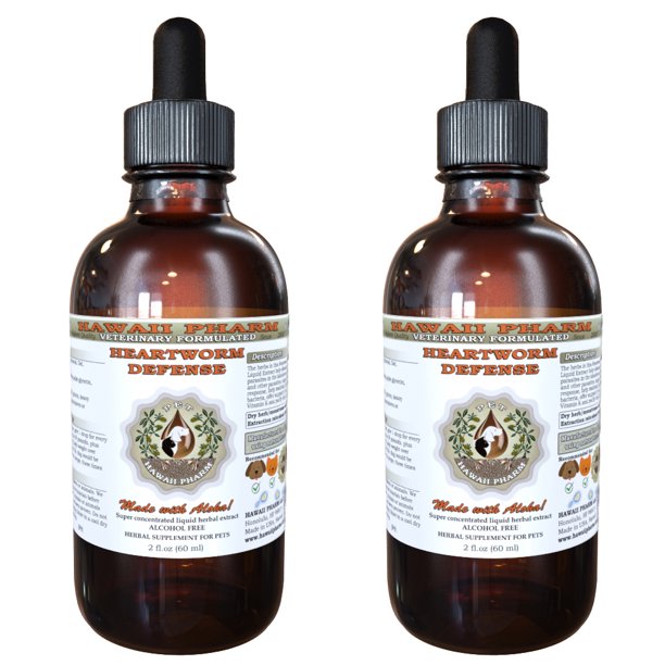 Heartworm Defense, Veterinary Herbal AlcoholFREE Supplement 2x2 oz