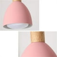 thumbnail image 7 of JLOWCO Adjustable H Track Pendant Lighting 3 Pack Living Room Modern Pendant Led Lighting Fixtures Ceiling Over the Sink Light Pink Chandelier (LED Bulb Include), 7 of 7