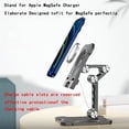 thumbnail image 4 of PYYNA-Adjustable Foldable Stand for MagSafe Charger, Desktop Holder Compatible with for iPhone 16 15 14 13 12 Series Cell Phone Wireless Charging Base Pad Mount Accessories, 4 of 4