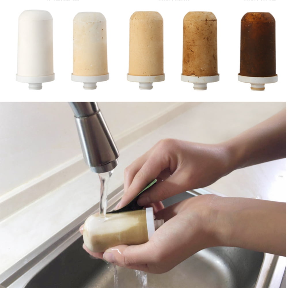Tap Water Purifier Kitchen Faucet Washable Ceramic Percolator Mini