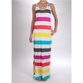 thumbnail image 2 of Vestido largo con rayas múltiples Ecko Unltd. Mujer Blanco Mediano Maxi, 2 of 2