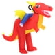 thumbnail image 1 of Disfraz inflable de pterosaurio para montar en Halloween, disfraz de cosplay con soplador de aire. Tamaño para niños, 1 of 9