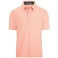thumbnail image 2 of SPEEDRUN Men's Polo Shirt Short Sleeve, Breathable & Moisture-Wicking, Classic Fit, 2 of 2