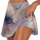 thumbnail image 1 of ICHUANYI Clearance Women's Summer Pleated Tennis Skirts Athletic Stretchy Short Yoga Fake Two Piece Trouser Skirt Shorts(Multicolor, M) ICHUANYI WER2023081100013, 1 of 5