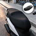 thumbnail image 1 of IDEANATEGRATE Funda Para Asiento De Motocicleta De Cuero Sintético Para Uso, 1 of 7