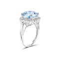 thumbnail image 2 of JewelersClub 5 3/4 Carat T.G.W. Sky Blue Topaz And White Diamond Accent Sterling Silver Ring, 2 of 4