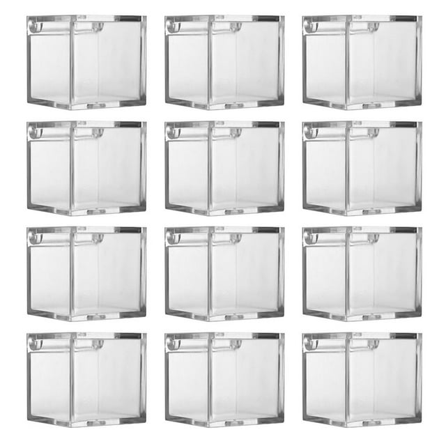 Boxes Sweets Jewelry Storage Candy Square Box Clear Small Transparent Case Favour Gift Weddingdisplay Favoursgifts