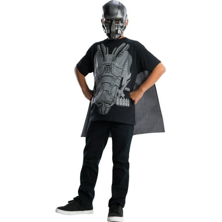 Boys Man of Steel General Zod T-Shirt Cape Costume