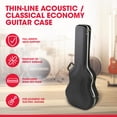 thumbnail image 3 of SKB Hardshell Travel Case for Thin-Line Acoustic or Electric Guitars, Black, 3 of 8