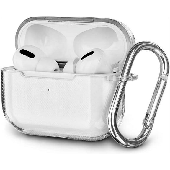 Crystal Clear Protective Cover for AirPods Pro (2nd Gen) Case LED-Visible, Transparent, Soft, TPU Shockproof Air Pods Pro 2 Anti-Slip