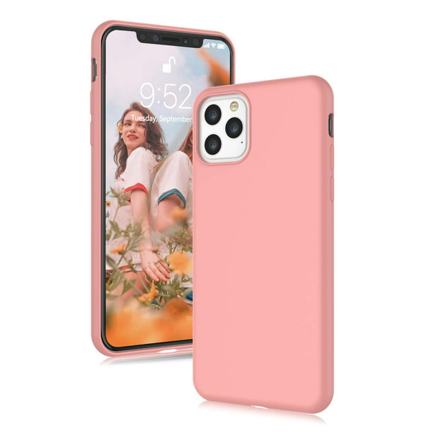 Cell Phone Cases For 6 1 Iphone 11 Njjex Liquid Silicone Gel Rubber Shockproof Case Ultra Thin Fit Iphone 11 Case Slim Matte Surface Cover For Apple Iphone 11 19 Pink Walmart Com Walmart Com