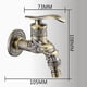thumbnail image 2 of Vintage Brass Wall Mounted Faucet - G1/2" Outdoor Garden Faucet, Antique Brass Faucet, Dragon Carved Antique Brass Faucet, 2 of 5