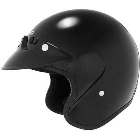 Cyber Face Helmet - Cyber U-6 Open Face Helmet Black