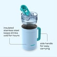 thumbnail image 6 of Bubba Water Keg, 52 Oz, Stainless Steel, Vacuum Insulated Leakproof With Side Handle, DualSip 2-Way Lid, Daydreamin', 6 of 10