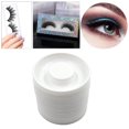 thumbnail image 1 of pitrice 50 Pcs Plateaux à Cils Plastique Vide Maquillage Salons de Beauté Maison Blanc Rond, 1 of 9